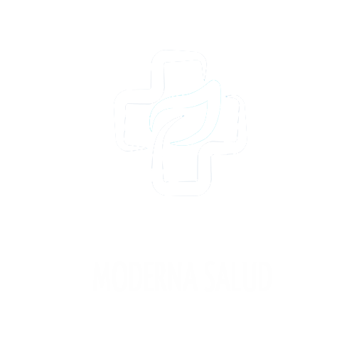 logotipo vertical moderna salud
